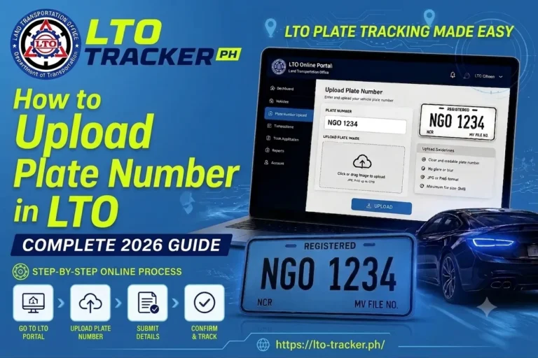 LTO Plate Number Check