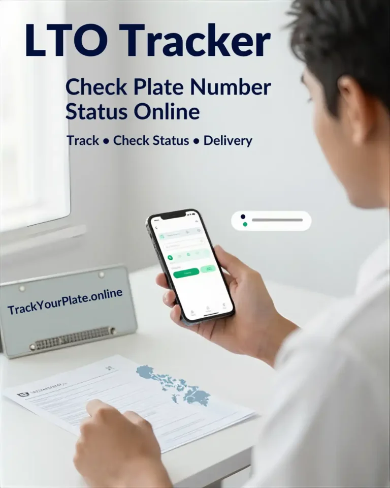 LTO Tracker for checking plate number status online